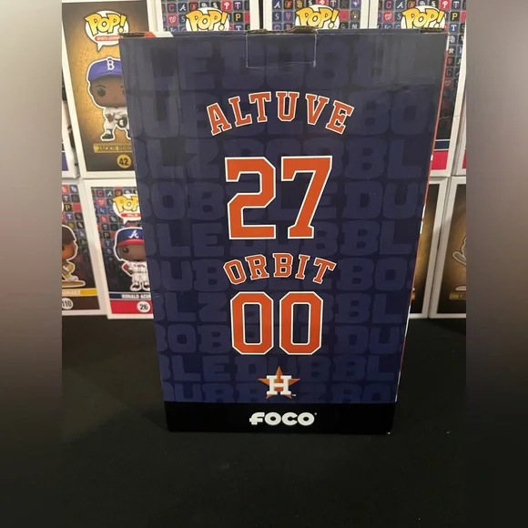 JOSE ALTUVE Houston Astros MLB Mini Mascot ORBIT Bobble Dubblz Bobblehead